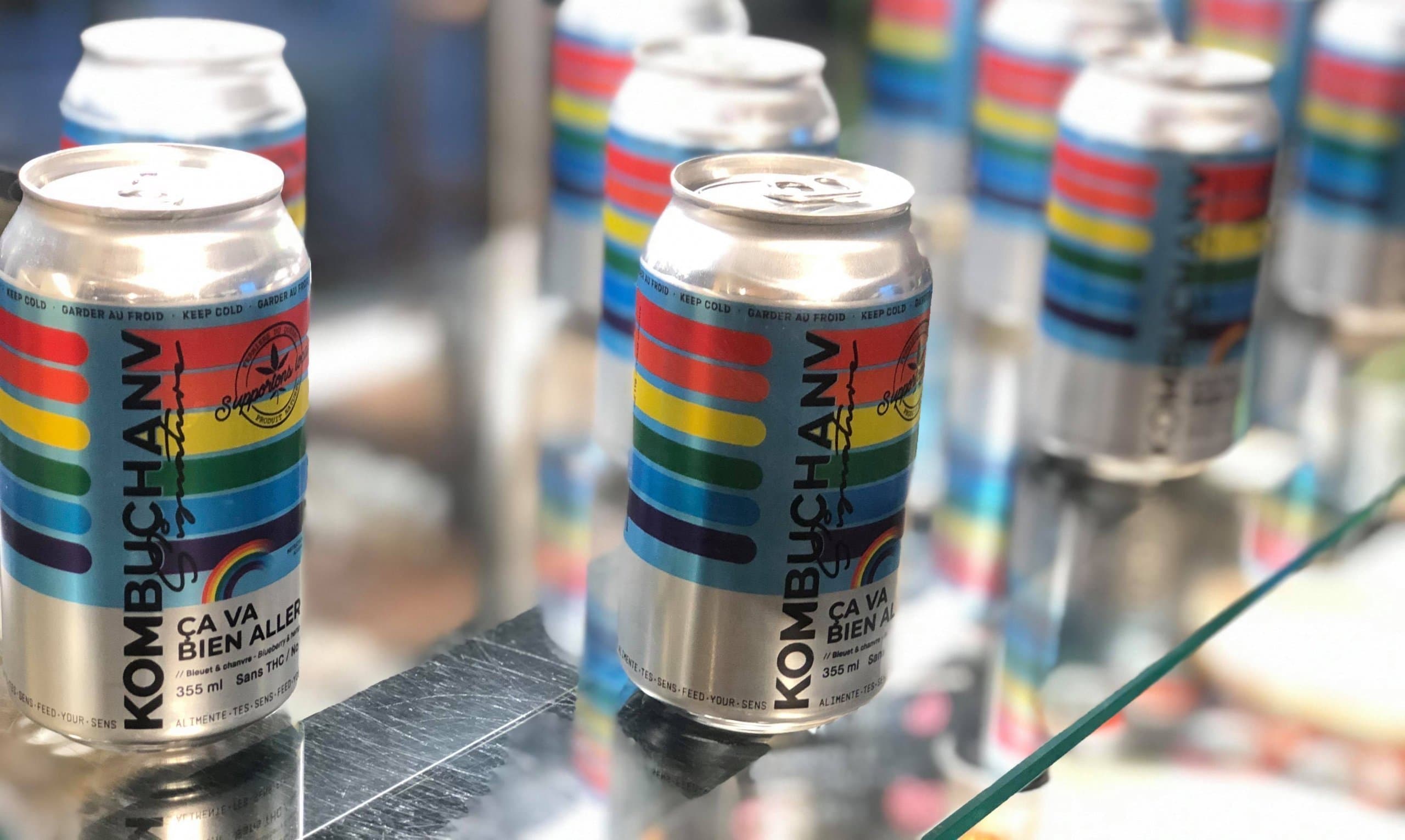 Une nouvelle canette de Kombuchanv qui fait du bien