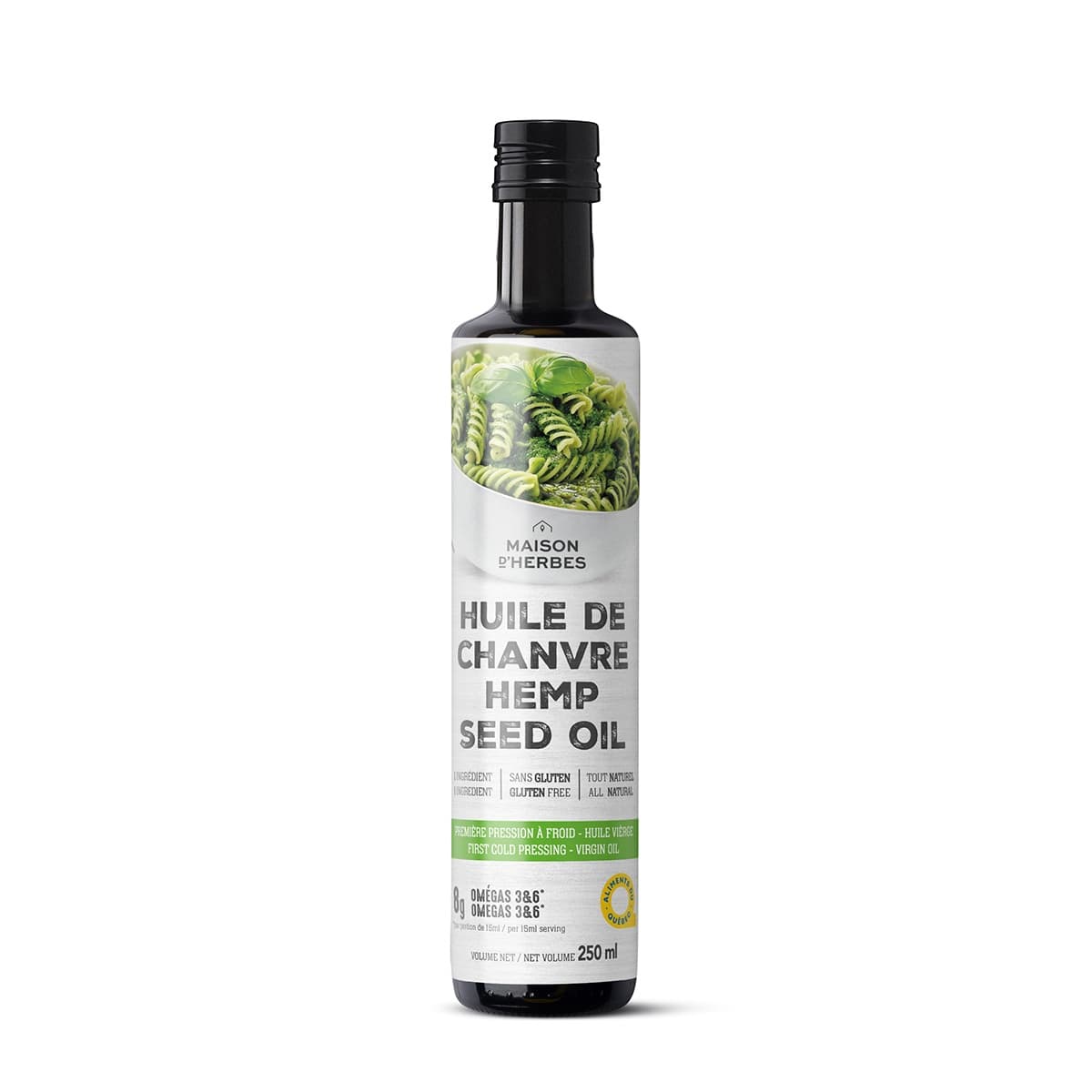 Huile de chanvre alimentaire 250ml