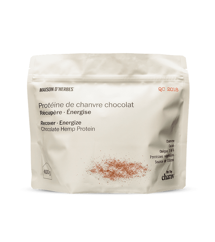 Protéine de chanvre chocolat